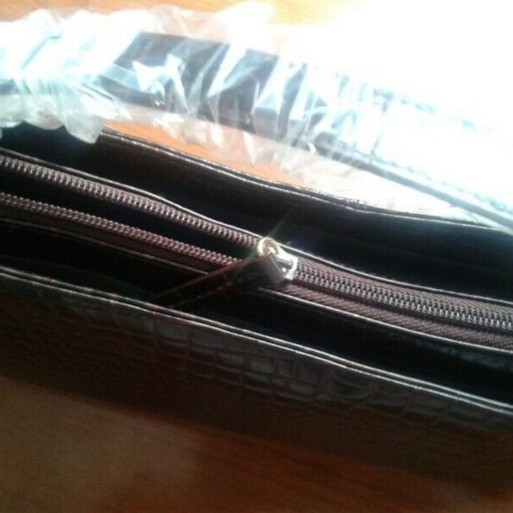 New Authentic Etienne AIGNER EVERGLADE Leather Bag - Picture 3 of 7